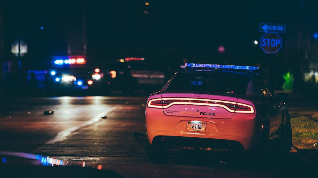 foggy crime scene investigation