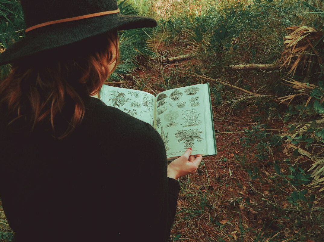 detective reading mystery novel